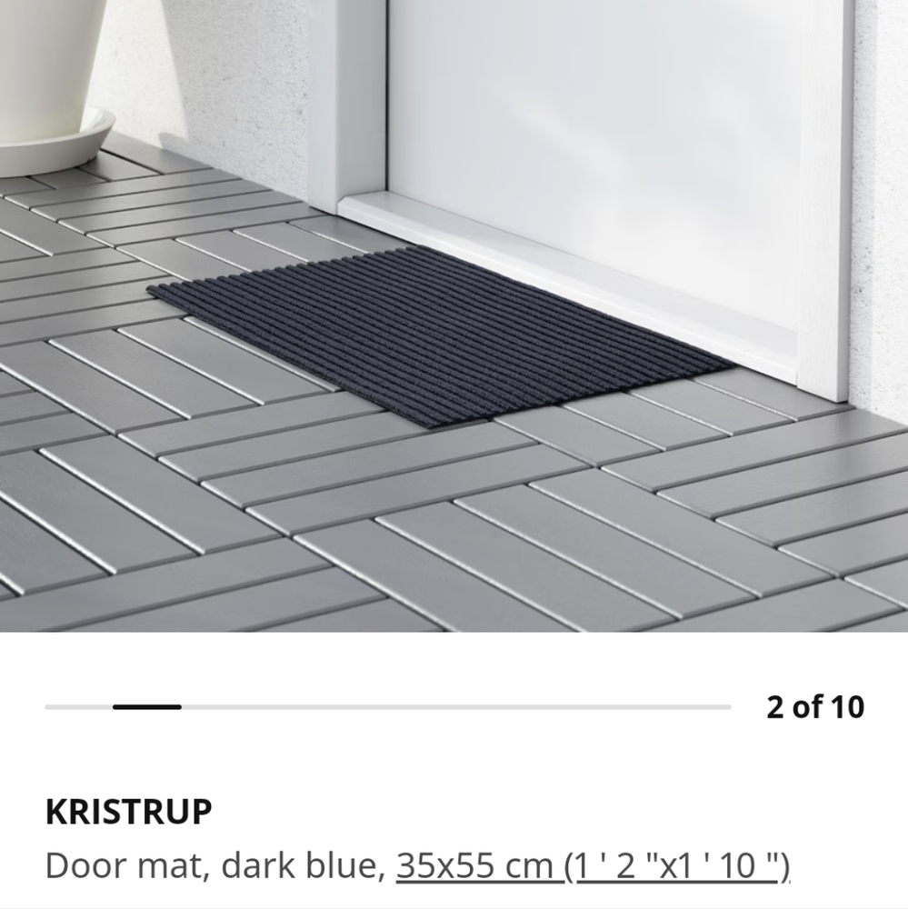 IKEA doormat KRISTRUP
